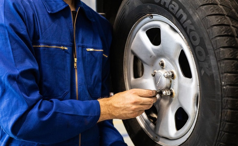 Patching a Car Tire